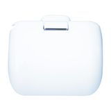 MSV 140737 muur toiletpapierhouder Basic in wit, kunststof, 30 x 20 x 110 cm