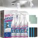 3 pièces mousse détartrante pour salle de bain avec éponge