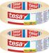 Tesa Set van 2x Afplaktape/schilderstape 30 mm x 50 m - Maskeertape - Tesa Masking tape
