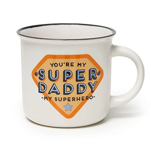 Legami Cup-Puccino Daddy mok van porselein, meerkleurig