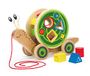 Hape E0349 - Nauw Slak Natrekspeelgoed, Hout, Vanaf 12 Maanden, Veekleurig