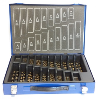 Bohrcraft cobalt borenset 70 delig DIN 338 spiraalboren HSS-E (Co 5) boren, boor, metaalboor