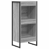 vidaXL Boekenkast Grijs Sonoma 86,5 x 30 x 40 cm Bewerkt hout