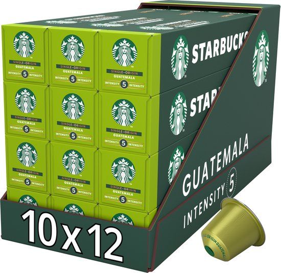 Starbucks by Nespresso Guatemala Coffee Capsules - 120 Cups