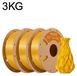 PLA Filament - filament pour imprimante 3D 1,75 mm - Bobine de 3 kg - Adapté aux imprimantes 3D FDM et aux stylos 3D - Faible retrait - Bien enroulé - Jaune mangue