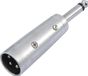 Omnitronic Adapter XLR(M)/Jack(M) mono