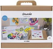 Creativ Company CC Starter Craft Kit Gouache, Paintings, assorted colours, 1 pack