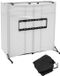 Omnitronic DJTV-1 table DJ mobile avec support TV noir ou blanc