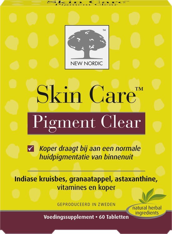 New Nordic Skin Care Pigment Clear Tabletten