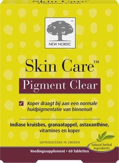 New Nordic Pigment Clear - 60 tabletten - Voedingssupplement