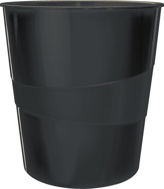 Leitz Papierbak Recycle - 15 liter - Zwart - 6 stuks