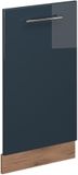Vicco Fame-Line Vaatwasserfrontpaneel – 45 cm zonder werkblad Donkerblauw hoogglans