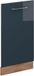 Vicco Fame-Line Vaatwasserfrontpaneel – 45 cm zonder werkblad Donkerblauw hoogglans