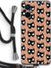Case Company® - Xiaomi Poco M5 Hoesje met Koord - Kat - Zwart Koord - Back Cover