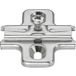 Häfele Plaque de montage en croix Duomatic A technique d'emboîtement Fixation avec vis pour panneaux d'aggloméré, distance 0 mm