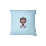 Bona Basics Decoratieve kussensloop, 45 x 45 cm, Lichtblauw