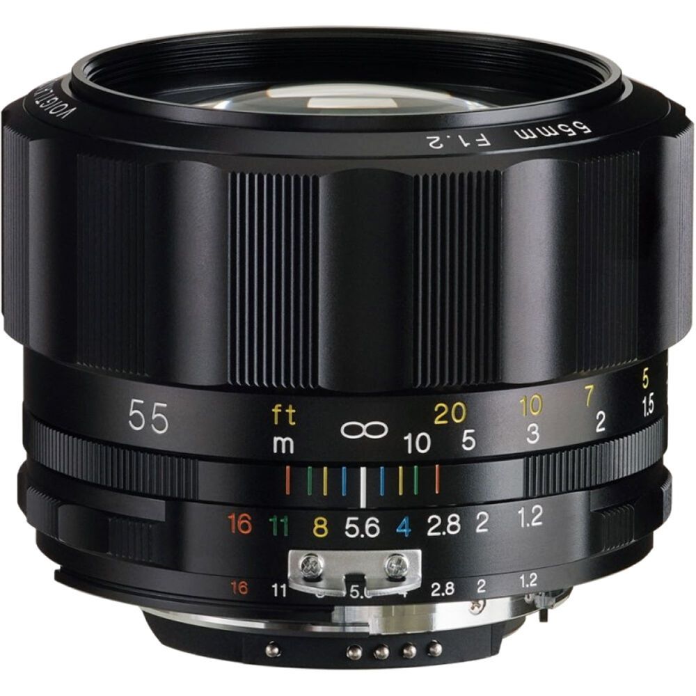Voigtländer Nokton 55mm F/1.2 SLII-S Nikon Ai-S (CPU) - Zwart