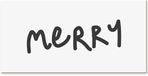 Declea Kerstbord "Merry" van hout om op te hangen of neer te zetten. Decoratie Made in Italy. Decoratie voor thuis, feesten, evenementen. Ontwerp