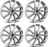 Borbet jantes, modèle V, 7.0x19 pouce, ET43, 5x112, couleur argent, utilisable pour Seat Tarraco.