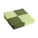 HAY Serviette Pattern Dinner Check 40x40 cm Lot de 20 vert clair-vert dusty