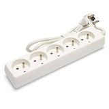 Velamp MULTIP-FR-5 stekkerdoos, 5-voudig, 10/16 A, 3G1 mm², wit