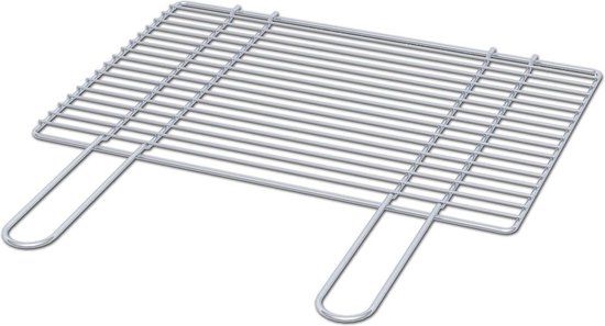 Sarom Fuoco Barbecuerooster - Verchroomd - 48x33 cm - Extra stevig