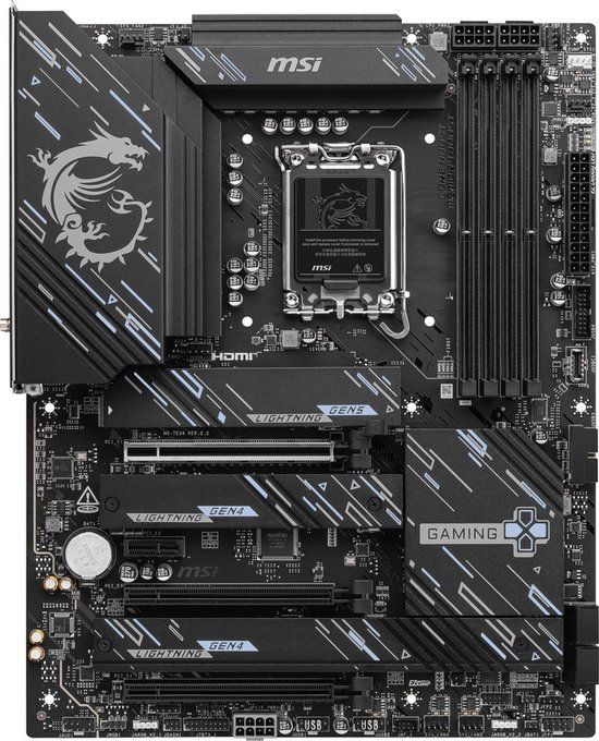 MSI Z890 GAMING PLUS WIFI - Intel Z890 - ATX Motherboard - DDR5 - LGA 1851