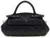 GUESS Diana Mini Top Handle Flap Black Logo Zwart Handtas