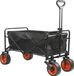 NICEEY Chariot de transport XXL - Noir