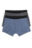 JP 1880 - Heren - Heupbroekjes FLEXNAMIC® loungewear Buik-Fit OEKO-TEX set van 2 - Grijsblauw - Maat XXL