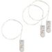 VBS Micro LED Lichterkette Timer 10 LEDs 3er Set 82 cm Lichterkette 5 cm Abstand