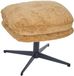 ATMOSPHERA CREATEUR D'INTERIEUR JJA STELAN Draaibare Voetsteun Chenille Ocre