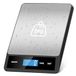 Zivacate Digitale Keukenweegschaal 5 kg / 1 g | Nauwkeurige Keukenweegschaal met Groot RVS Plateau, Hellend Touchscreen, Tare & LCD – Voor bakken en koken