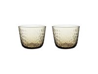 Marimekko Verre Syksy 2 dl, lot de 2 Marron
