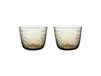 Marimekko Verre Syksy 2 dl, lot de 2 Marron