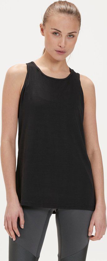 Athlecia Tanktop MOTA Zwart gemêleerd Dames S/M