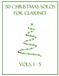 50 Libri GmbH 50 Christmas Solos for Clarinet Paperback