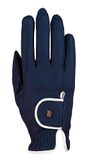 Roeckl Rijhandschoen 7.5 Navy-Wit
