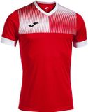 Joma Eco Supernova Shirt Korte Mouw Heren - Rood / Wit | Maat: S