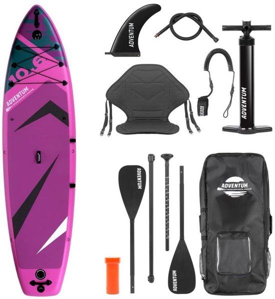 Adventum Allround & Paddle SUP board Paars