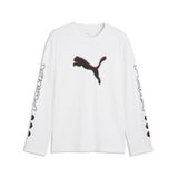 PUMA PUMA Sport Relaxed Street T-shirt met lange mouwen voor heren S, White