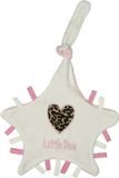 Petit Villain Knuffeldoekje Little Diva Roze/Wit