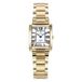 Jacques du Manoir Emily JWL04402 Dames Horloge Goudkleurig Wit Staal Analoog Quartz