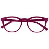 OPULIZE Blu Retro Blauw Licht Blokkeert Bril Roze Computer Gamen TV Ontspiegeld Vermoeide Ogen Mannen Vrouwen B5-4 +0,00