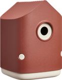 Elho Cosy Bird House 18cm - Vogelhuisje voor Tuin of Balkon - Geschikt voor meer dan 11 Soorten - 100% Gerecycled Plastic - L17.6 x B18 x H23 cm - Toscaans rood