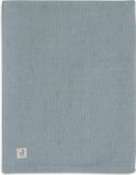 Jollein Deken Wieg 75x100cm Cosy Knit Sea Green/Velvet