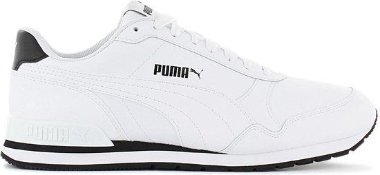 Puma ST Runner V2 Full Leather Heren Sneakers Sportschoenen Wit 365277-01