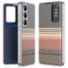 Samsung Étui à rabat Smart View Galaxy S26 FE, motif à carreaux, avec emplacement pour carte - Marron