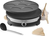 Lagrange Crêpes-pan, 1500 W, Zwart, Rond, Aluminium