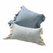 LOBERON Kussenhoes set van 2 Alexane blauw/wit